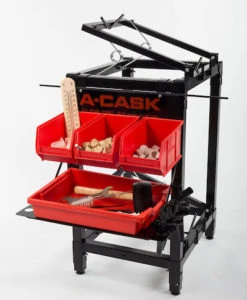 A=Cask Cellar Tidy in use